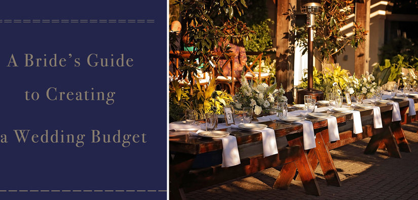 The cover image with no border of our new blog titled A bride Guide To Creating A Wedding Budget in Charleston, SC